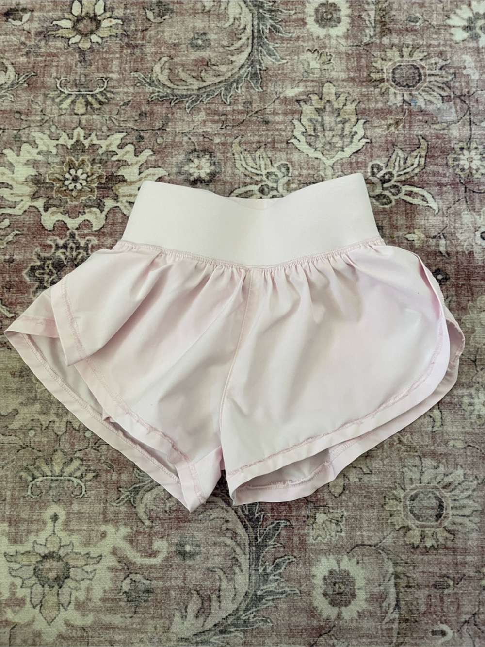 Crewcuts Light Pink performance flutter shorts